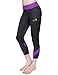 Baleaf Women's Workout Running Capri Leggings Purple Size L