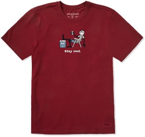 Amazon.com: Life is Good Men's Crusher Tee Shirt, Short Sleeve