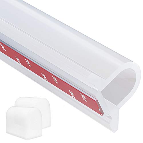 66 Inch Collapsible Shower Threshold Water Dam, Ideal for Wheelchair