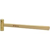 Big Horn 19257 Hammer with Hardwood Handle and Solid Brass Head, 4 oz