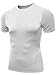 NELEUS Men's 3 Pack Compression Shirts,5011,White,2XL,EUR 3XL