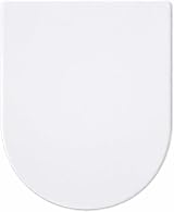 MASS DYNAMIC D-Shape Toilet Seat Soft Close Quick Release White