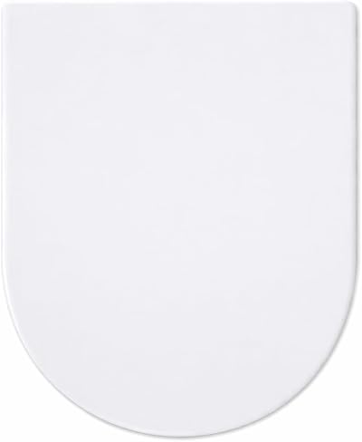 MASS DYNAMIC D-Shape Toilet Seat Soft Close Quick Release White