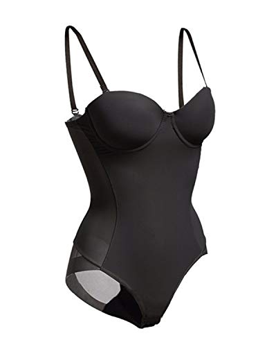 Shymay Women's Sleeveless Tummy Control Full Body Shaper Bodysuit Shapewear