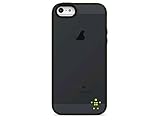 Belkin Grip Candy Sheer Case / Cover for iPhone 5 / 5S and iPhone SE (Black / Green)