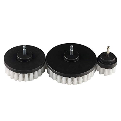 Drill Brush, LtrottedJ 3Pcs Grout Power Scrubber Cleaning Brush Tub Cleaner Combo Tool Kit
