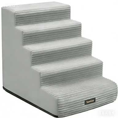 Feandrea Dog Steps, High-Density Foam, 4 Steps, 78 x 40 x 57 cm