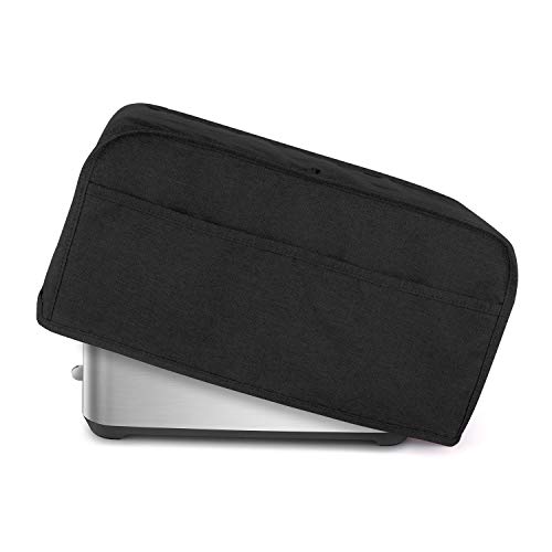 Luxja Toaster Cover for 4 Slice Long Slot Toaster (15.5 x 7.5 x 8