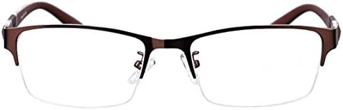 Aiweijia Myopia eyeglasses Half Frame Near Sighted Men Stylish Spectacles