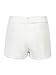 PERSUN Women's Asymetric Hem Tulip Shorts Mini Skirt Shorts White/Black