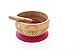 bamboo bamboo ® Suction Bowl for Baby – Bamboo Baby Bowl and Spoon Set with Removable Silicone Suction Cup for Kids | 11.8oz | Non-Toxic | Cool to The Touch | Ideal for Baby-Led Weaning (Cherry)