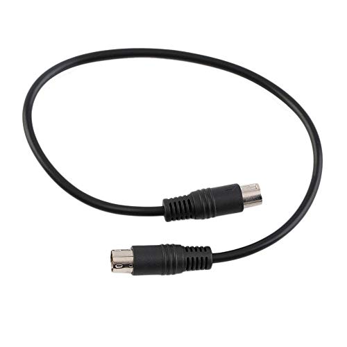 Black 9-PIN Mini TO 9-PIN Mini Din Signal Cable For Genesis 2 Scart Cable - Thumbnail 6