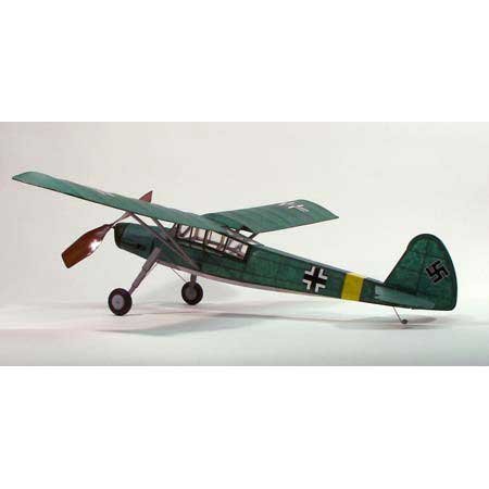 Fieseler 156 Storch Wooden Model Airplane by Dumas