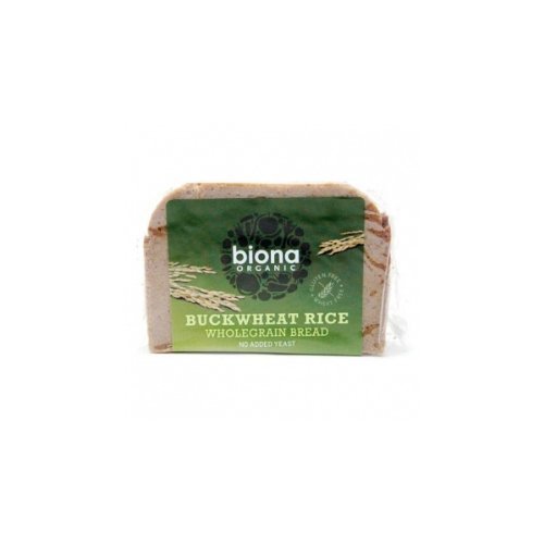 Biona Organic Rice Buckwheat Bread (250g) - x 2Twin Deal Pack