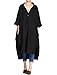 Mordenmiss Women's New Hi-Low Hem Plus Size Dresses with Pockets Black