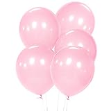 Peace&Joy 12" Latex Balloons 100 per Bag (Light Pink)