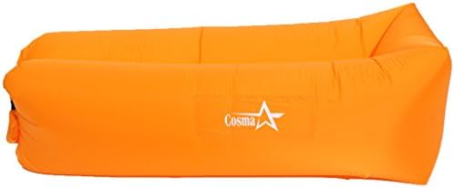 Inflatable Lounger Couch Camping Air Sofa Sleeping bag Waterproof Outdoor Bed Portable Compression Sacks With Carry bag Great furniture to use as bed hammock chair mattress even Floats on water