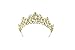 Gold Crown Princess Tiara Headband, Vintage Baroque Diadem Crown For Women + 2 FREE Hair Pins (Gold)
