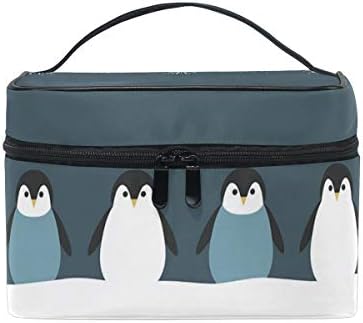 メイクポーチ 動物 ペンギン 花火 化粧ポーチ 化粧箱 バニティポーチ コスメポーチ 雑貨 大容量 化粧品 小物入れ 機能的 40 Offの激安セール 収納 女性 超軽量