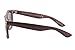 SojoS Wood Grain Brand Designer Rivets Wayfarer Sunglasses for Men With Brown Frame/Grey Lens