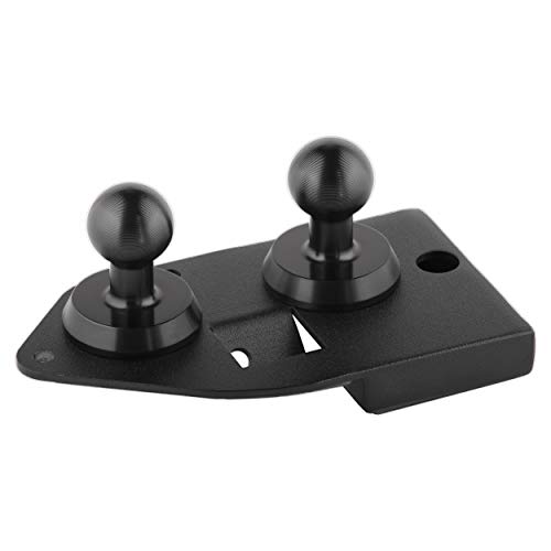 Dash Mount Cell Phone Holder for Jeep Wrangler JL and JT (2018+) with 2 Mounts for GoPro Camera and GPS Navigation with iPhone and Android Smartphone - Features Metal Base/Carbon Fiber Kevlar Arm