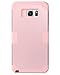 Galaxy Note 5 Case, BENTOBEN Samsung Galaxy Note 5 Case 3-in-1 Hybrid Shockproof Anti Scratch Polycarbonate Hard Covers for Upper and Bottom Soft Silicone for Interior Cover, Rose Gold/Rose Gold