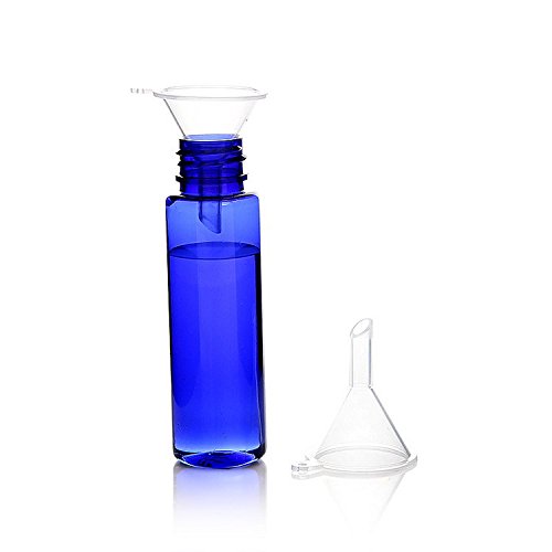 24 Pack (12 Amber+12 Cobalt Blue) Roller Bottles,10ml Thick Glass Roll on Bottle with Big Steel Ball for Essential Oil Perfume + Droppers(3) +Opener(1)+Funnel(1) +Extra Roller Ball(1) +Labels(24)