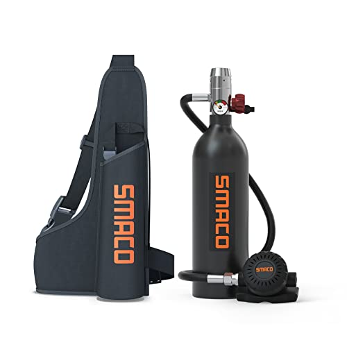 Scuba Tank 1L Mini Scuba Tank Support 15-20 Minutes Underwater ...