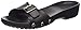 crocs Women's Sarah Sandal, Black/Black, 7 M US