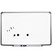 Superior Essentials 48 X 36 Inch Magnetic White Melamine Dry Erase Board with Aluminum Frame and Marker Tray