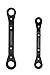 Channellock 841M Metric 4-n-1 Ratcheting Wrench Set: 8mm by 10mm, 16mm by 17mm, 12mm by 13mm, 18mm by 19mm, Black