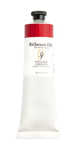 Jack Richeson 125015 Artist Oil Color, Shiva Red Crimson, 5 oz