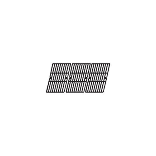 Music City Metals 61063 Gloss Cast Iron Cooking Grid Replacement for Gas Grill Model Uniflame GBC1069WB-C, Set of 3