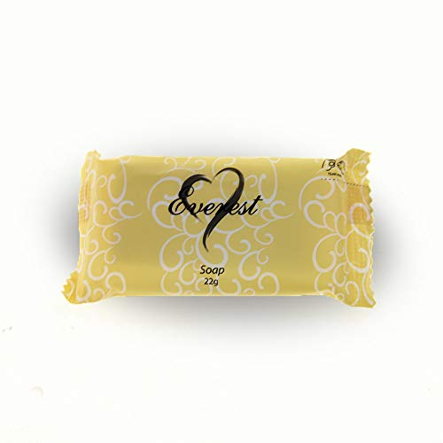 Everest Soap Bars 100 pack 22 grams (.78oz) Individually Wrapped Travel Soap Bar Amenities for Hotels & Motels,Resorts, Guests Toiletries, Bulk Discount Price, Made of Coconut Oil(cocos nucifera oil)