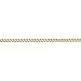 14k Yellow Gold 2.5mm Curb Cuban Link Chain Necklace 20 Inch Pendant Charm Fine Jewelry For Women Gift Set