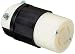 Leviton 2733 30 Amp, 480 Volt 3-phase, NEMA L16-30R, 3P, 4W, Locking Connector, Industrial Grade, Grounding - Black-White primary