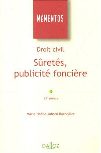 Droit civil Surete, publicite fonciere (French Edition) by (Paperback)