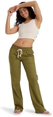 - Oceanside Pants para Mujer - Loden Green - M