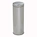 JUVITUS (4 pack) 8 oz Silver Metal Tea Tin Canister with Metal Interior Seal Lids, for Coffee and Tea Container, For Spices, Loose Leaf Tea holds 2-3 oz loose leaf tea each