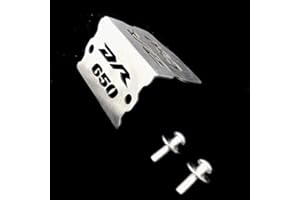 GYUKSIA Compatible with SUZUKI DR 650 DR-650 DR650S DR650SE Front Brake Fluid Tank Reservoir Guard Cover Protector (SILVER)