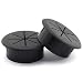 HJ Garden 2PCS 2Inch Desk Cord Grommets Wire Cable Hole Cover for Office PC Desk Cable Cord Cover Black primary