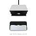 Stouch iPhone Charging Dock Station, Lightning Charging Dock Compatible Apple iPhone 8, iPhone X, iPhone 7/7 Plus 6 6S Plus 5 5S Retail Packaging (Silver)