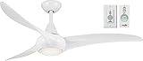 Minka-Aire F844-WH Light Wave 52
