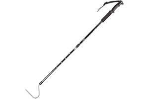 Retractable Snake Hook, Stainless Steel Extensible Snake Catcher Capture Hook Adjustable Reinforced Lightweight Reptile Grabb