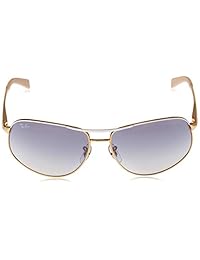 Ray-Ban RB3387 - 077   7B Gafas de sol Oro Blanco w   Azul   Plata Gradient Lens 64mm