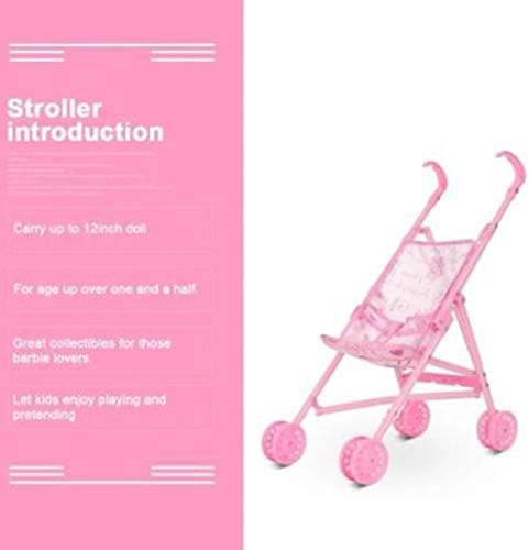 Peanutaor Bebe Infantile Poupee Poussette Chariot Pliable Avec Poupee Pour 12 Pouces Poupee Barbie Mini Poussette Jouets Cadeau Rose Poupees Et Accessoires Jeux Et Jouets Kalchem Com Pl