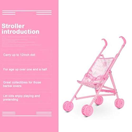 Peanutaor Bebe Infantile Poupee Poussette Chariot Pliable Avec Poupee Pour 12 Pouces Poupee Barbie Mini Poussette Jouets Cadeau Rose Poupees Et Accessoires Jeux Et Jouets Kalchem Com Pl