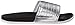 adidas Women's Adilette SC, Core Black/Matte Silver/White, 9