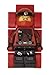 LEGO Watches and Clocks Boy's 'Ninjago Kai' Quartz Plastic Casual watch, Color:Red (Model: 8021421)