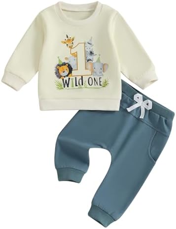 Amazon.com: Baby Boy Fall Clothes Set Long Sleeve Letter Print